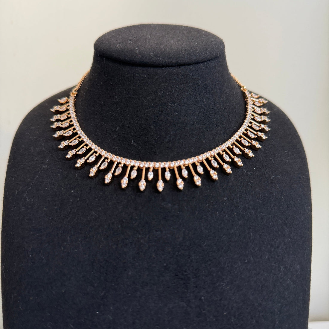 Celeste Fringe Gold Necklace Set - Vinni’s Jewelry