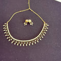 Celeste Fringe Gold Necklace Set - Vinni’s Jewelry