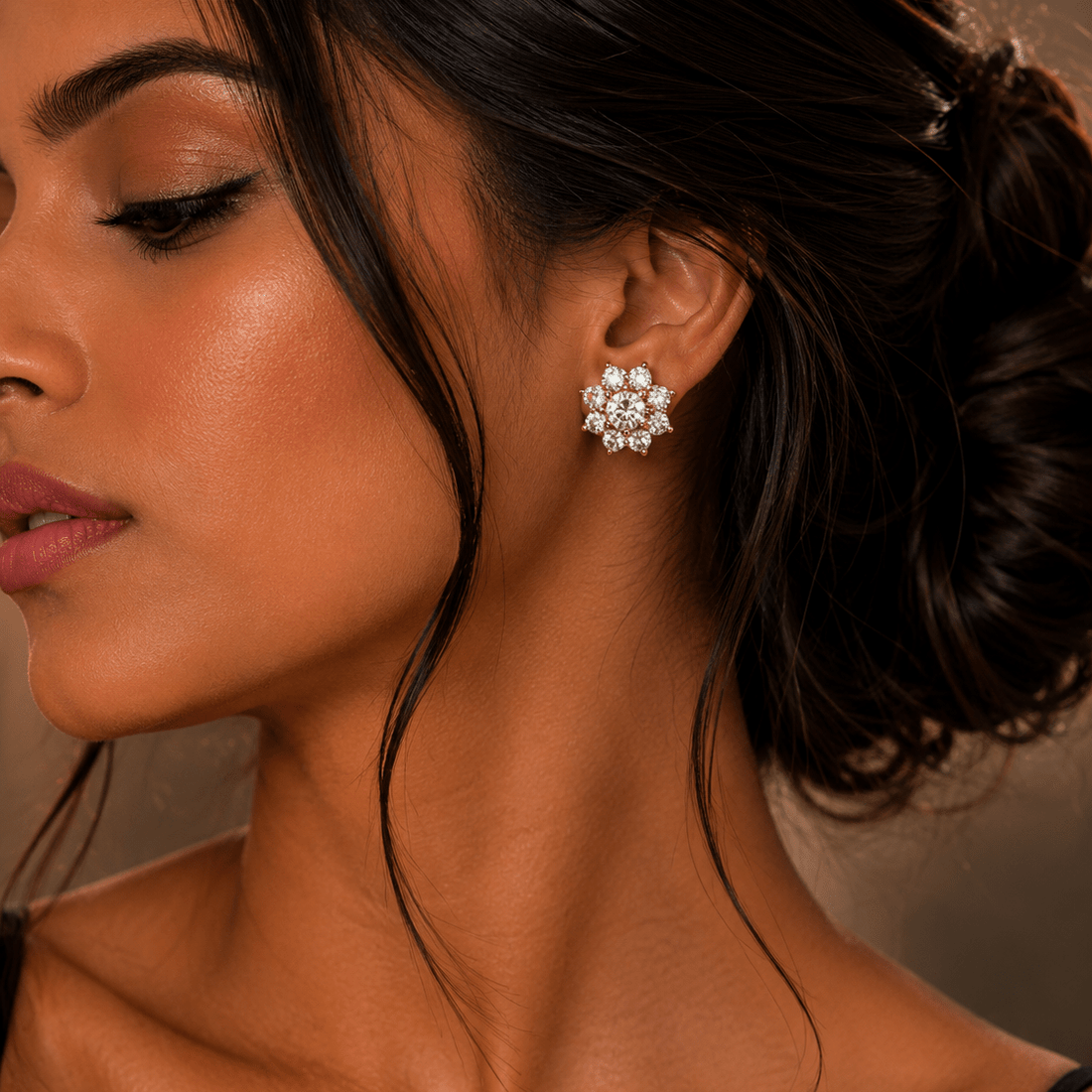 Celestial Bloom Studs - Vinni’s Jewelry