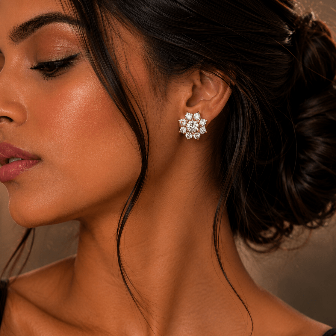 Celestial Bloom Studs - Vinni’s Jewelry