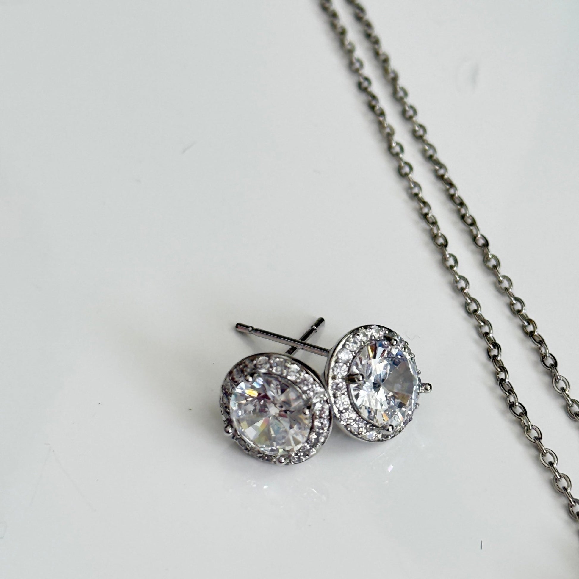 “Celestial Spark” Necklace & Earrings Set - Vinni’s Jewelry