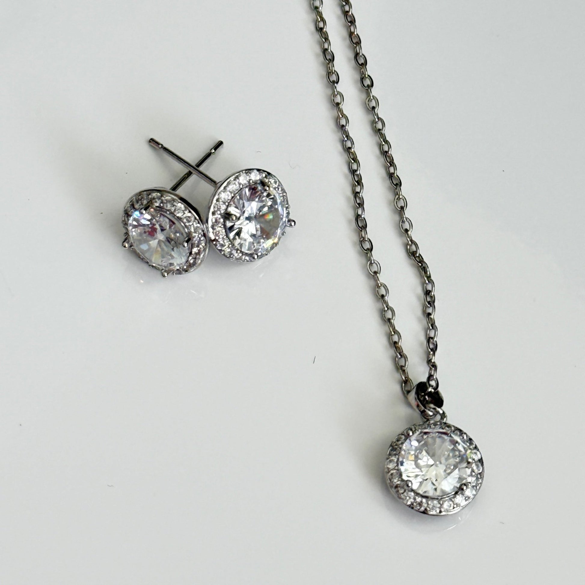 “Celestial Spark” Necklace & Earrings Set - Vinni’s Jewelry