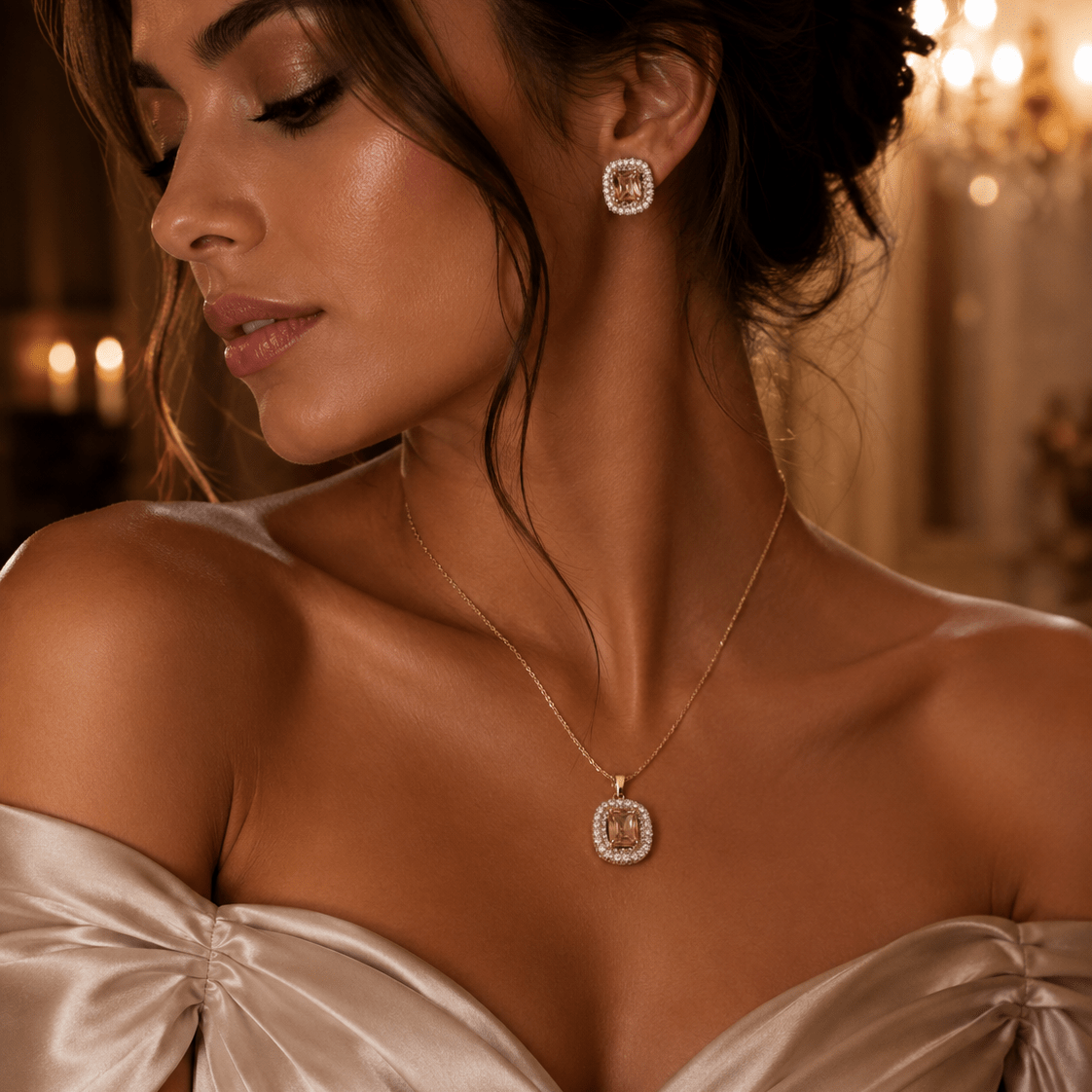 Champagne Radiance Set - Vinni’s Jewelry