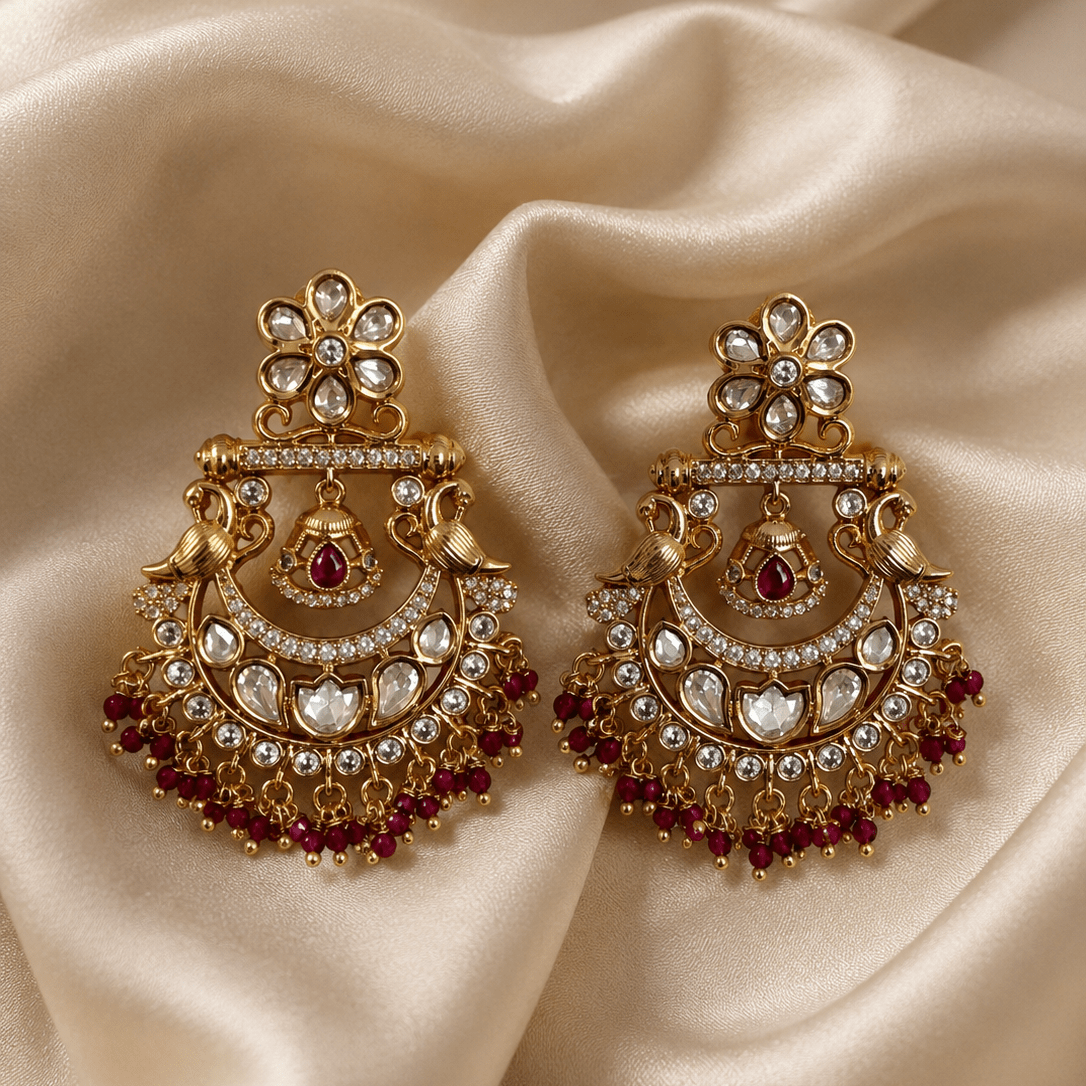 Chandrika Jhumka - Vinni’s Jewelry
