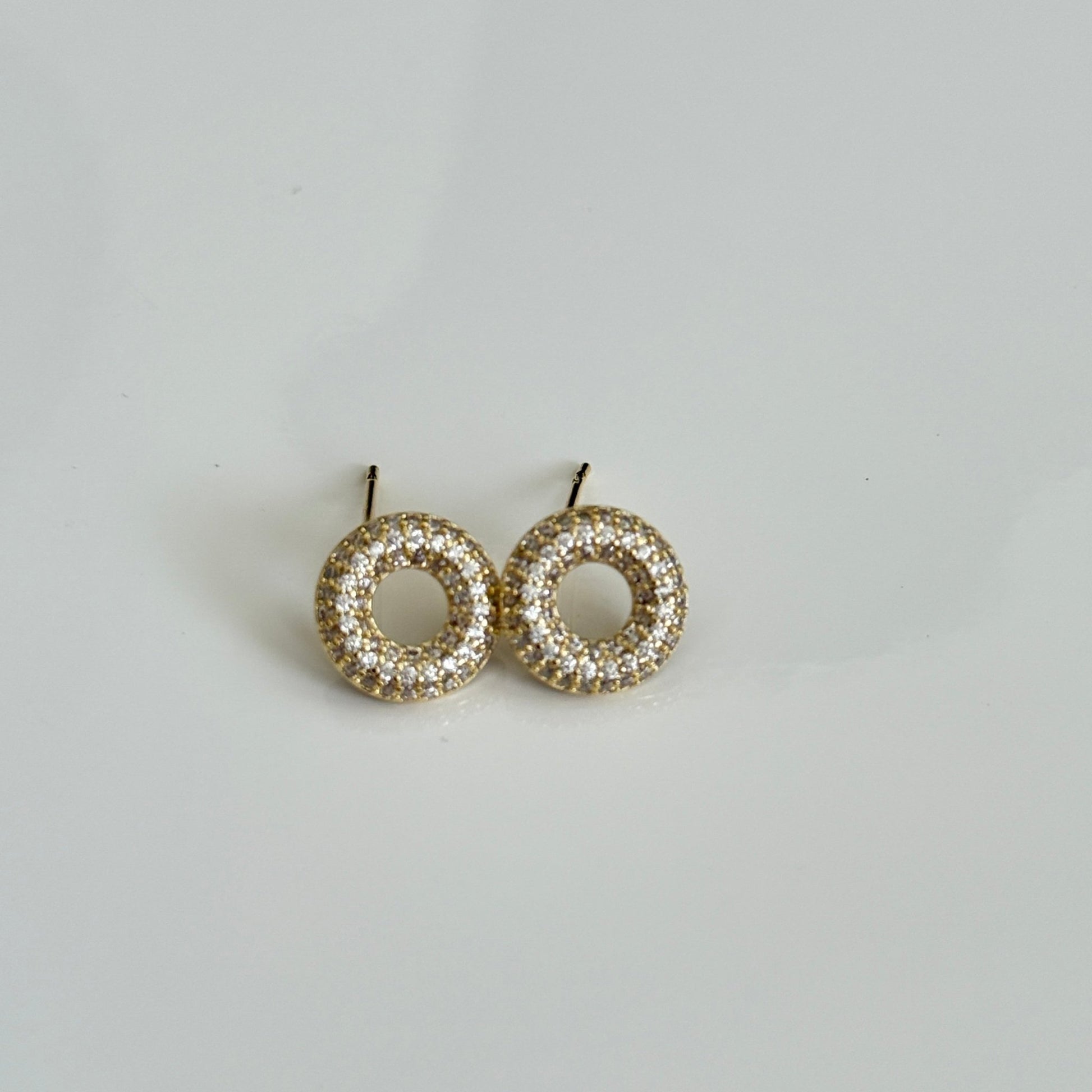Circle of Sparkle Studs - Vinni’s Jewelry