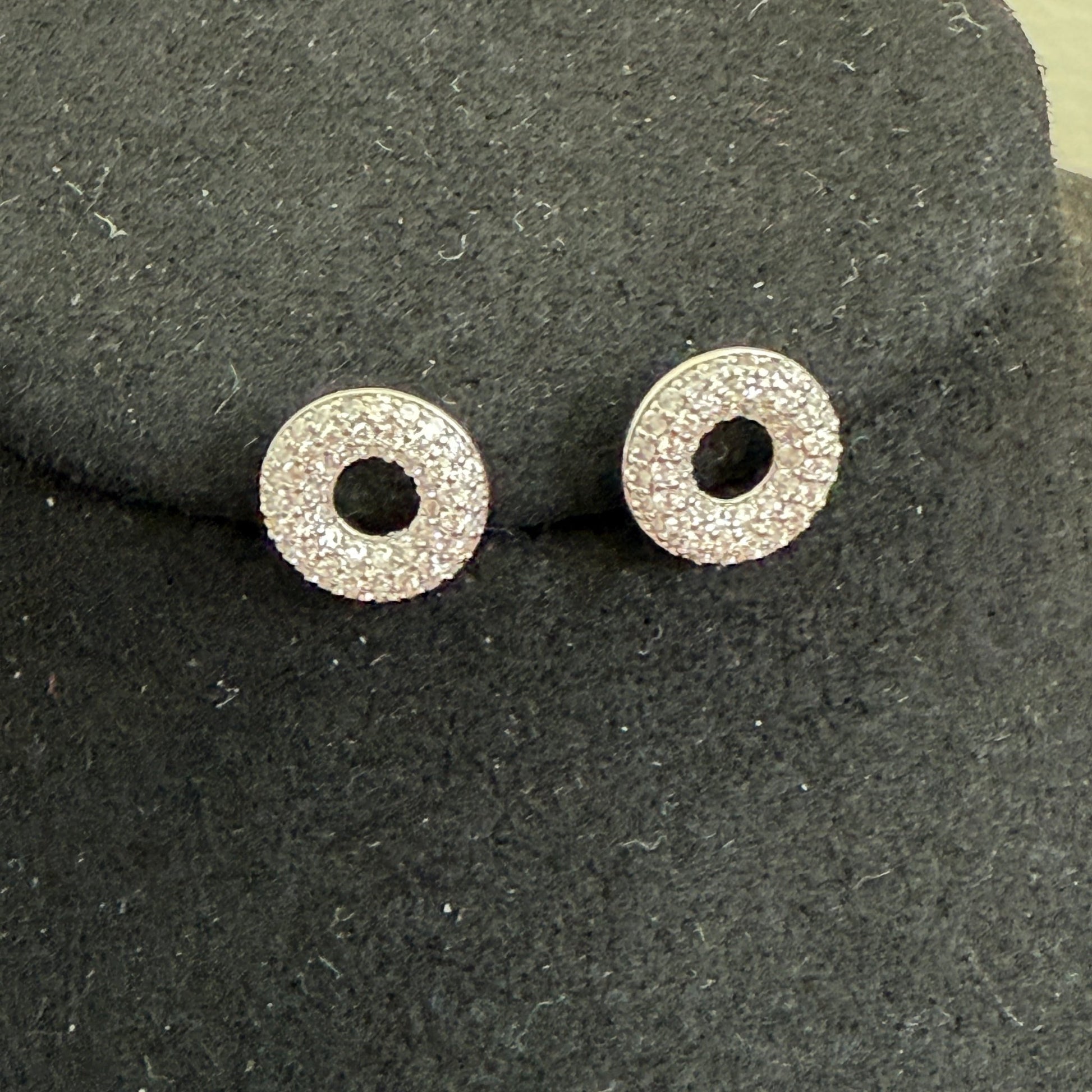 Circle of Sparkle Studs - Vinni’s Jewelry