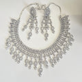 Classic Silver Crystal Bridal Necklace Set| Vinni’s Jewelry - Vinni’s Jewelry