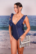 Coastal Shell Embellished Boho Clutch - Vinni’s Jewelry