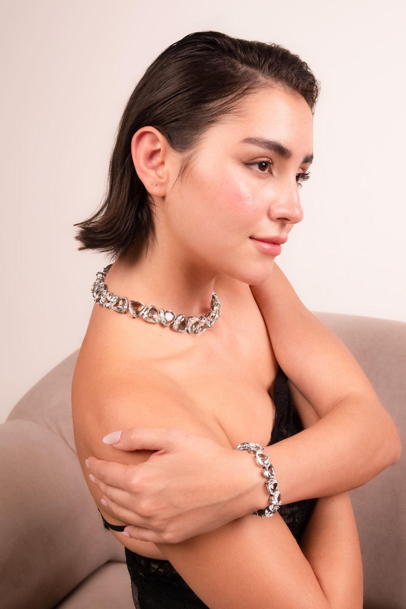 Crystal Cascade Statement Bracelet - Vinni’s Jewelry