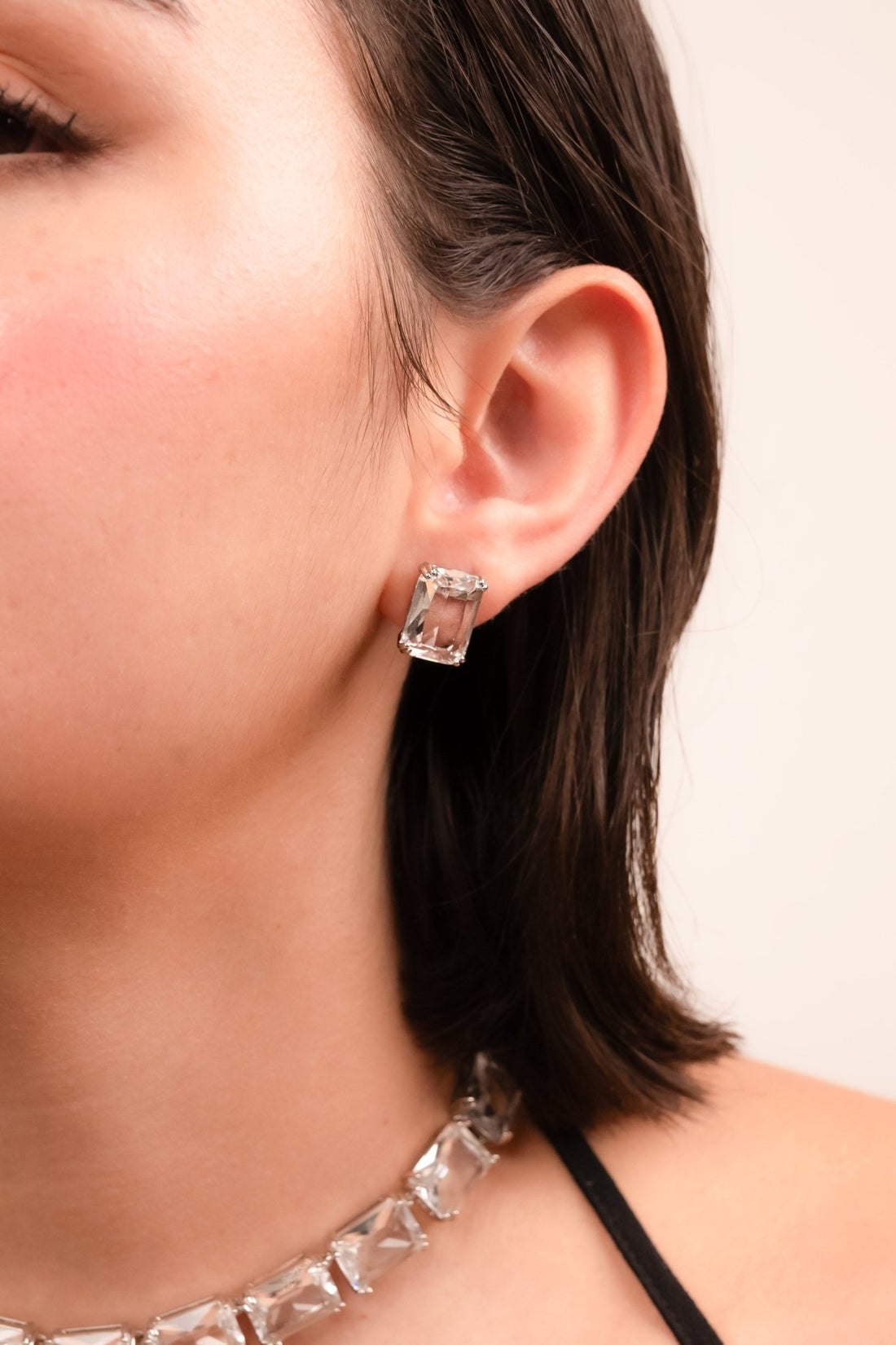 Crystal Edge Statement Choker Set - Vinni’s Jewelry