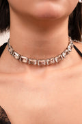 Crystal Edge Statement Choker Set - Vinni’s Jewelry