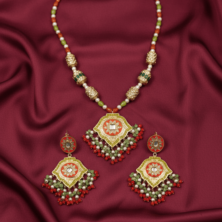 Desh Rang Raani Haar Set - Vinni’s Jewelry