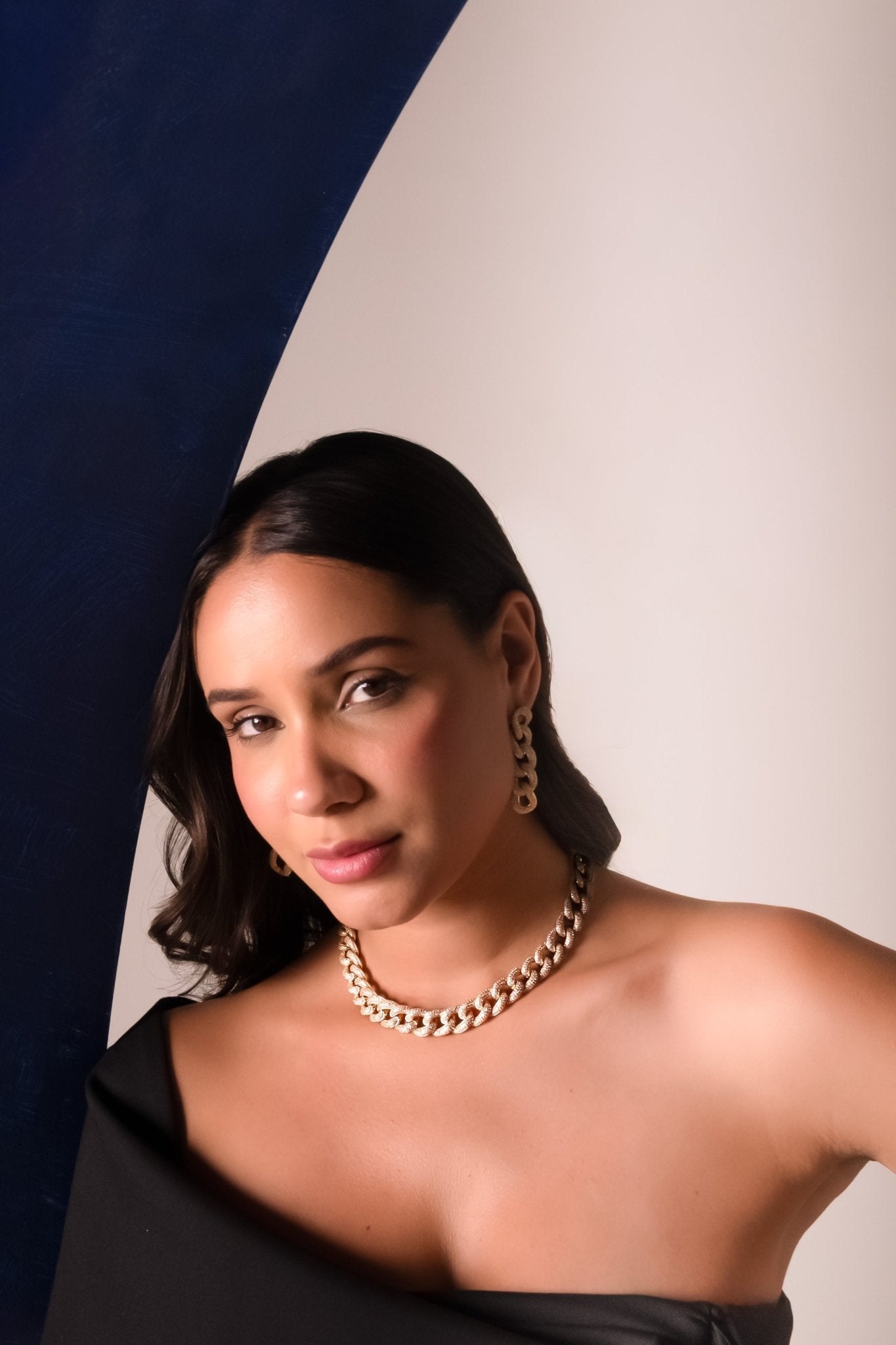 Diamond Glow Cuban Link Necklace Set - Vinni’s Jewelry