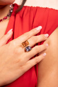 Dual Aura Gemstone Statement Ring - Vinni’s Jewelry