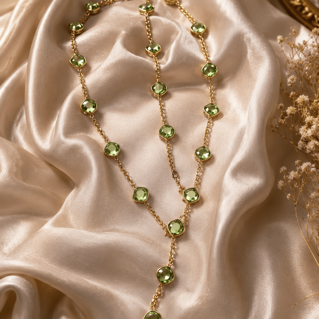 Elara Reversible Station Necklace - Vinni’s Jewelry
