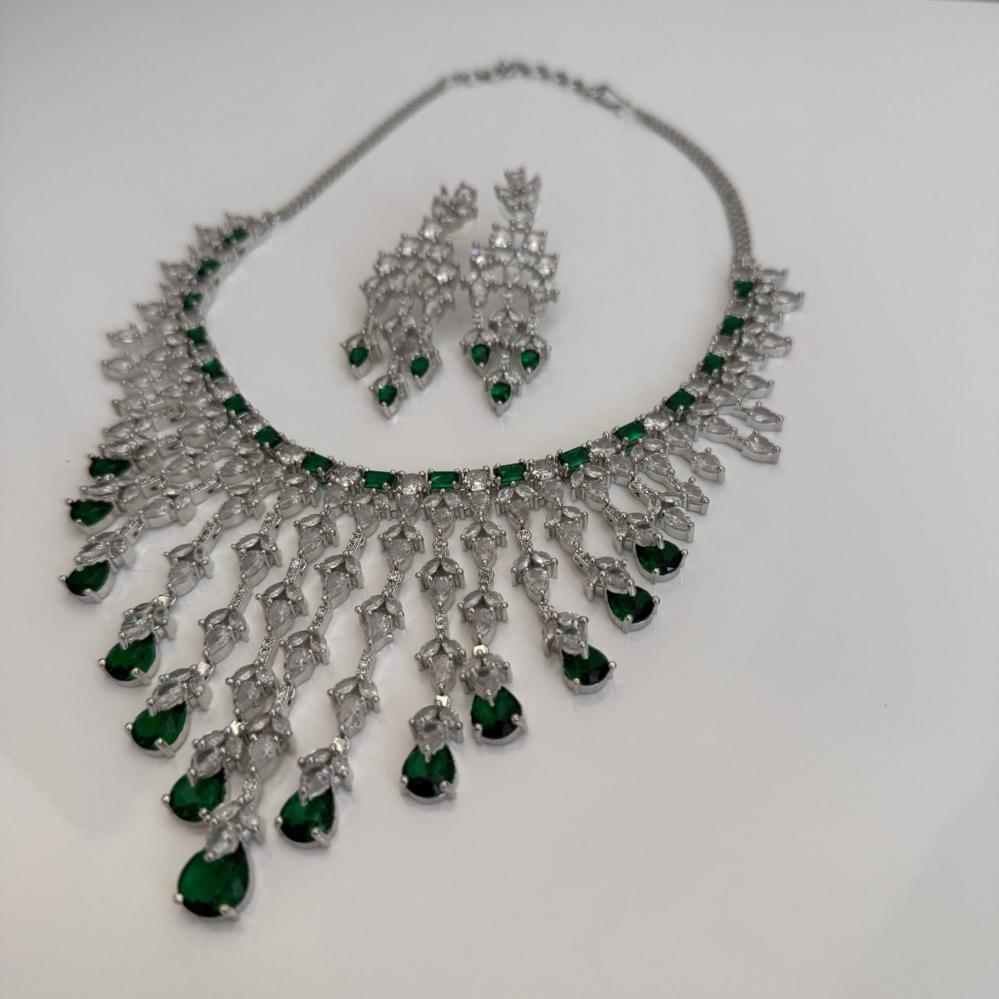 Emerald Cascade Majesty Set - Vinni’s Jewelry