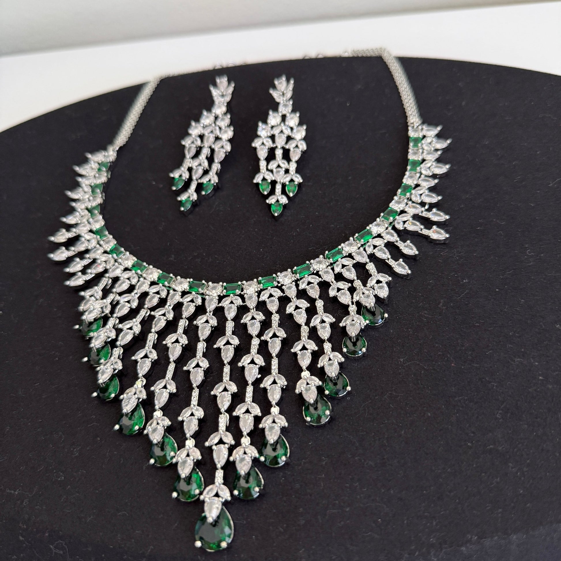 Emerald Cascade Majesty Set - Vinni’s Jewelry