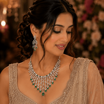 Emerald Cascade Majesty Set - Vinni’s Jewelry