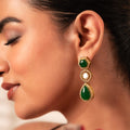 Emerald Elegance Pendant Necklace Set - Vinni’s Jewelry