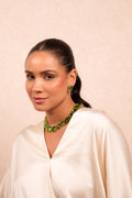 Emerald Luxe Crystal Statement Necklace Set - Vinni’s Jewelry