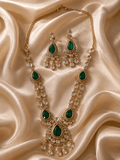 Emerald Noor Elegance Necklace Set - Vinni’s Jewelry
