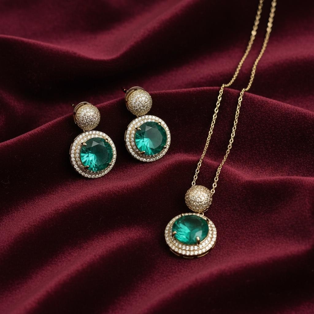 Emerald Radiance Set - Vinni’s Jewelry