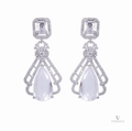 ETHEREAL FROST American Diamond Necklace Earring Set - Vinni’s Jewelry
