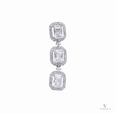 ETHEREAL FROST American Diamond Necklace Earring Set - Vinni’s Jewelry