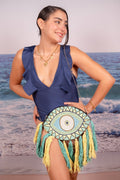 Evil Eye Beaded Statement Clutch - Vinni’s Jewelry