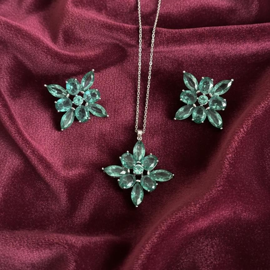 Flor de Jade Set - Vinni’s Jewelry
