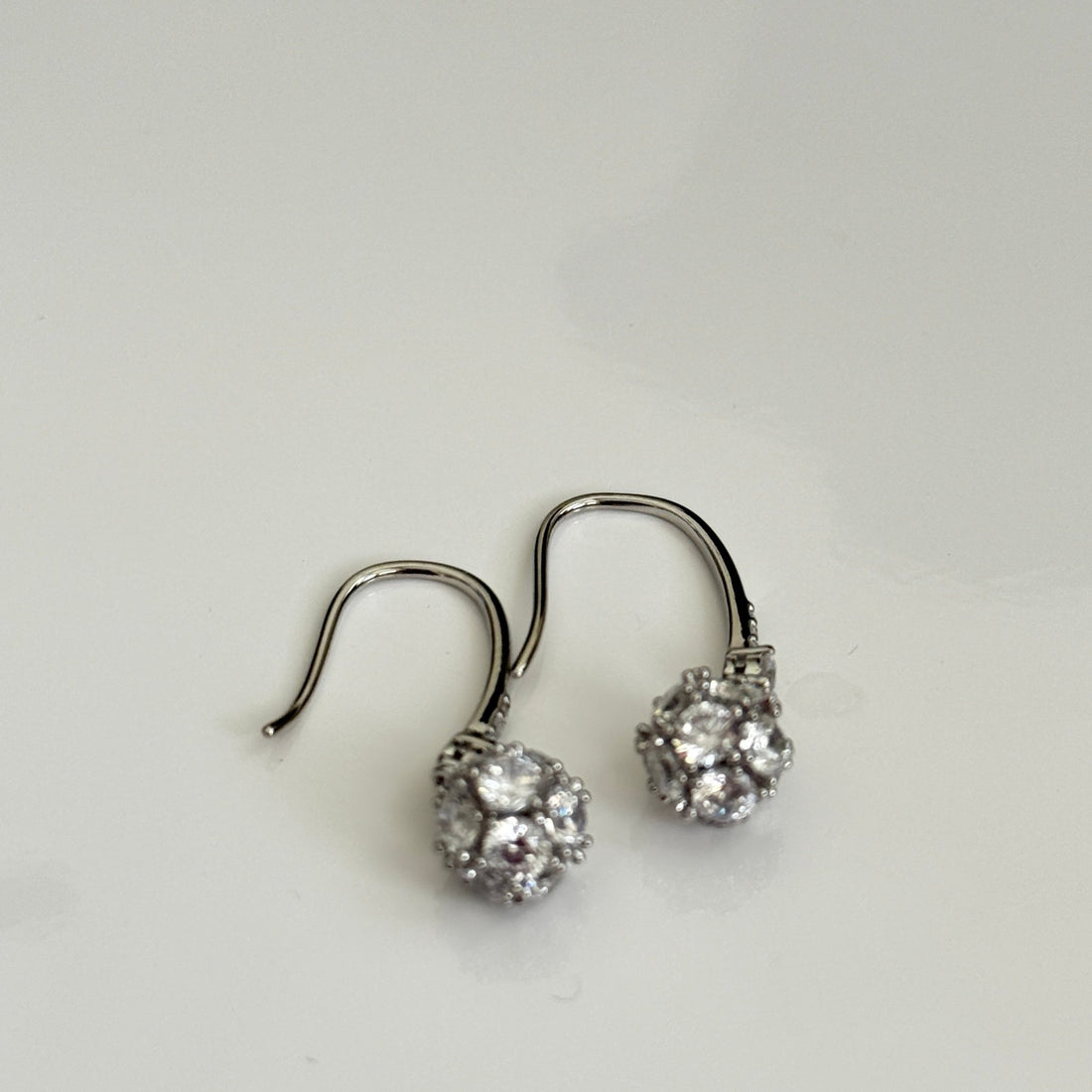 Frost Cluster Drop Earrings - Vinni’s Jewelry
