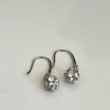 Frost Cluster Drop Earrings - Vinni’s Jewelry
