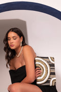 Golden Arc Beaded Statement Clutch - Vinni’s Jewelry