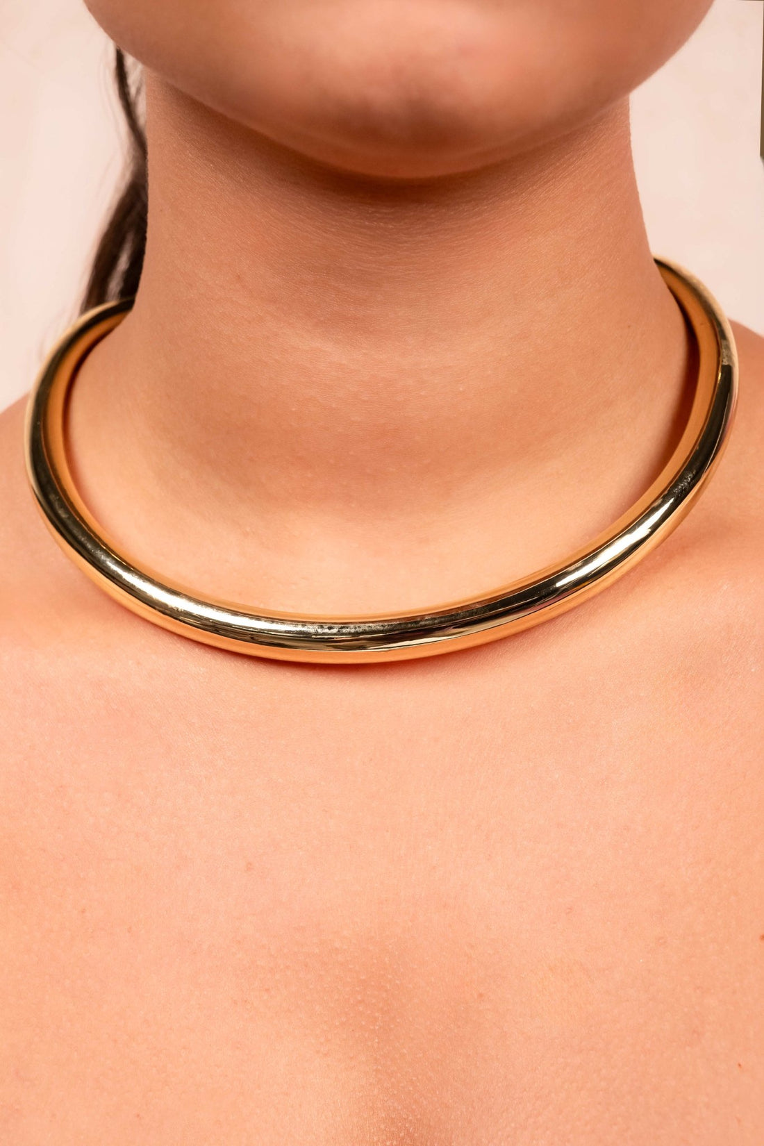 Golden Edge Collar Necklace Set - Vinni’s Jewelry