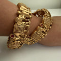 Golden Elephant Empress Bangle Set - Vinni’s Jewelry