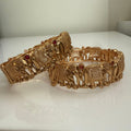 Golden Elephant Empress Bangle Set - Vinni’s Jewelry