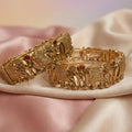 Golden Elephant Empress Bangle Set - Vinni’s Jewelry