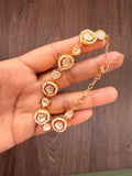 Golden Glow Polki Bracelet - Vinni’s Jewelry