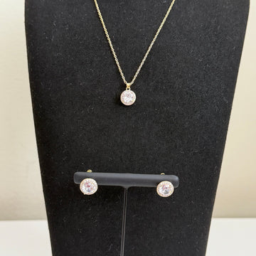 Golden Halo Elegance Set - Vinni’s Jewelry