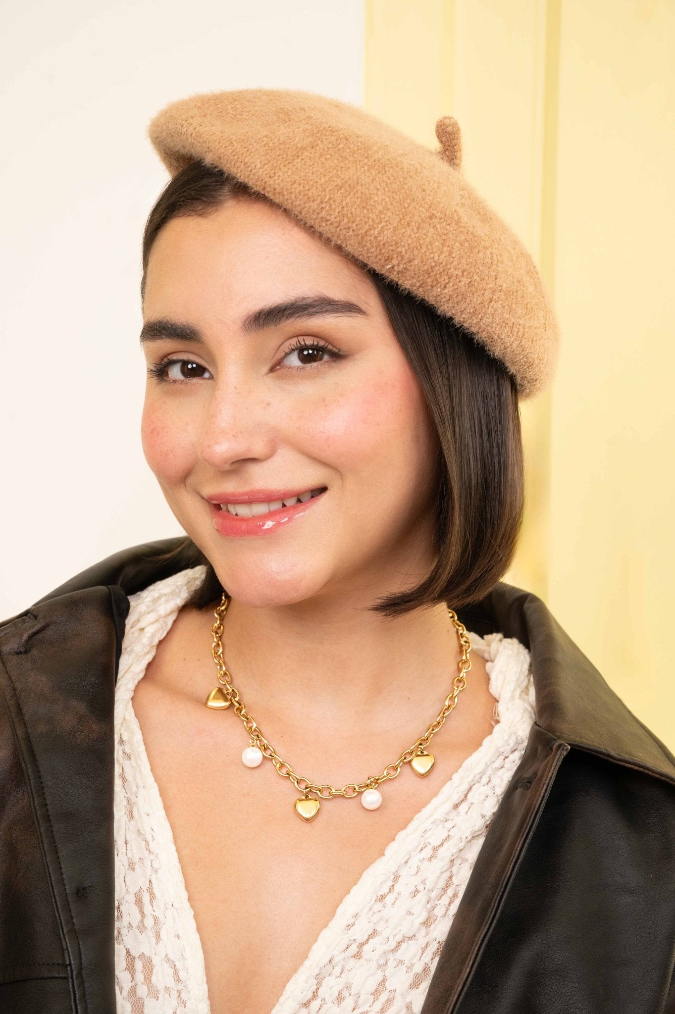 Golden Heart Pearl Charm Necklace - Vinni’s Jewelry