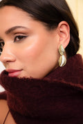 Golden Laurel Leaf Statement Necklace set - Vinni’s Jewelry