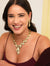 Golden Laurel Leaf Statement Necklace set - Vinni’s Jewelry
