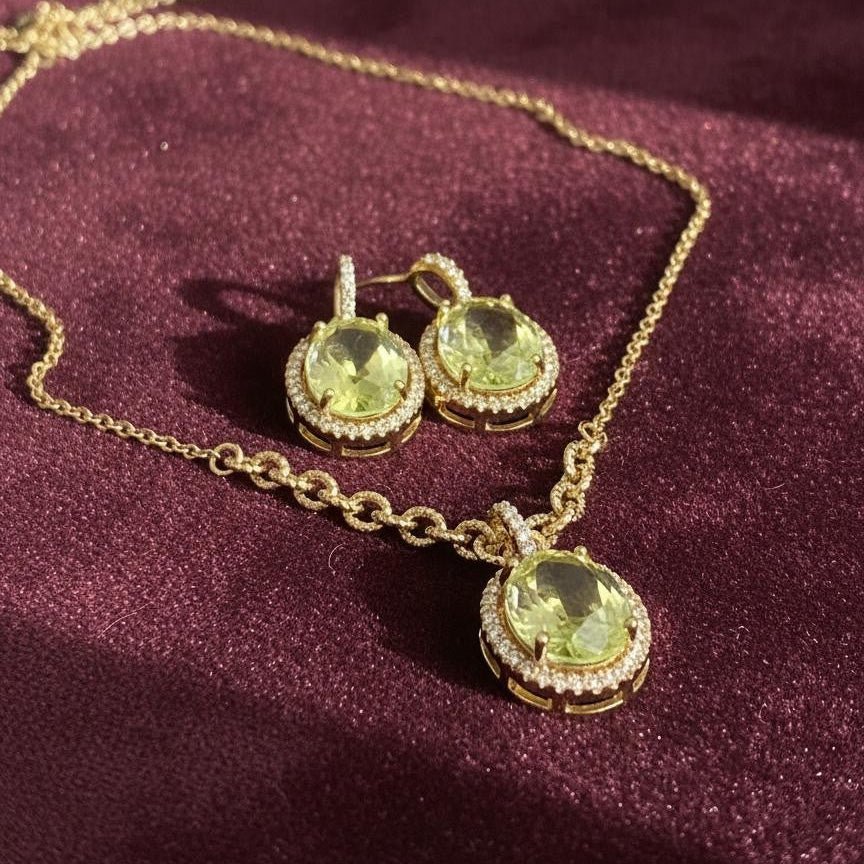 Golden Olive Royal Set - Vinni’s Jewelry