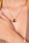 Golden Orbit Pendant Necklace Set - Vinni’s Jewelry