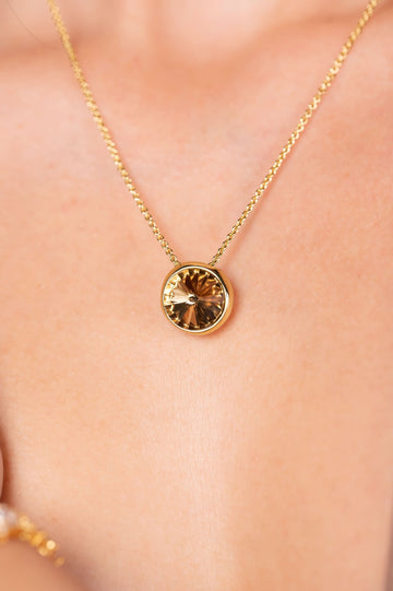 Golden Orbit Pendant Necklace Set - Vinni’s Jewelry