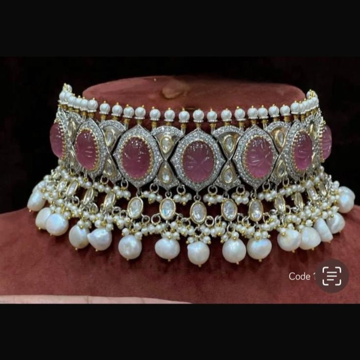 Gulbano Pearl Drop Choker - Vinni’s Jewelry