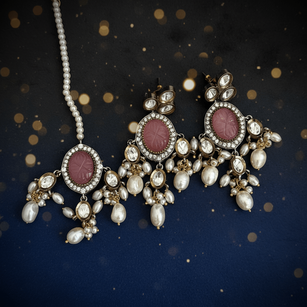 Gulbano Pearl Drop Choker - Vinni’s Jewelry