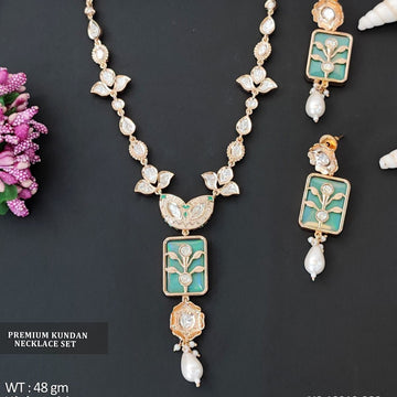 Gulzar Noor – Premium Kundan Enamel Necklace Set - Vinni’s Jewelry