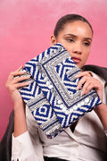 Indigo Nomad Coin Embellished Clutch - Vinni’s Jewelry