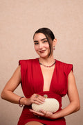 Ivory Pearl Couture Party Bag - Vinni’s Jewelry